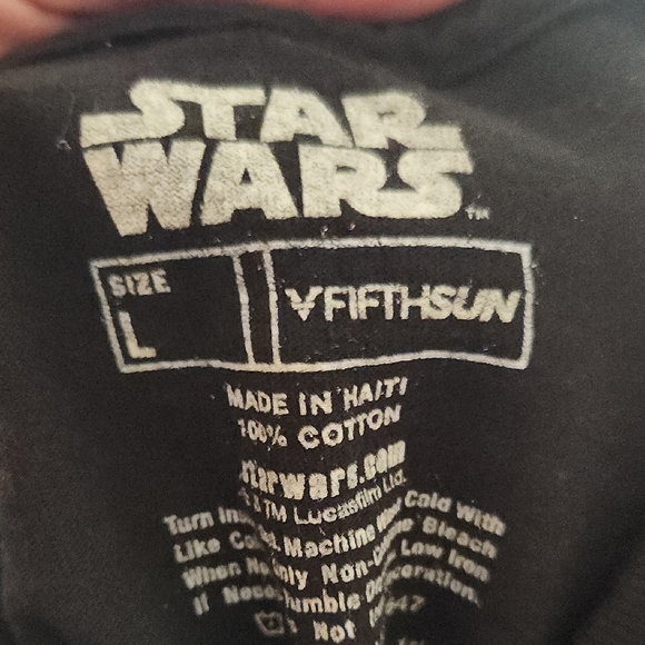 Disney Star Wars Long Sleeve Tshirt Top Size Large - Picture 4 of 6